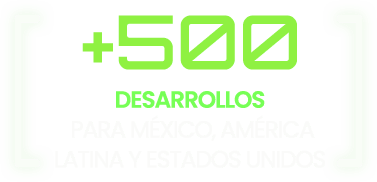+500 Desarrollos